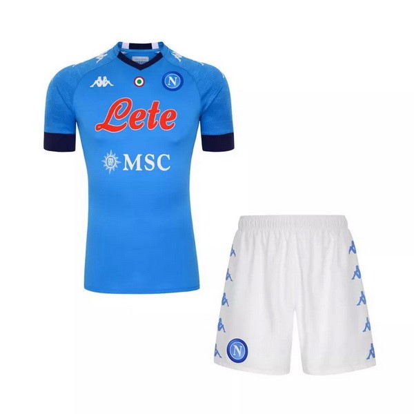 Camiseta Napoli Primera Niños 2020-2021 Azul